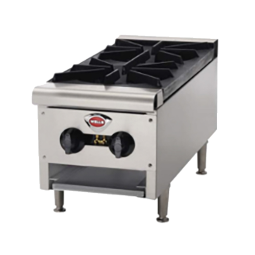 Wells HDHP-1230G 2 Burner Gas Hot Plate | 53,000 BTU