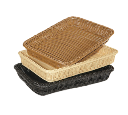 G.E.T. WB-1509 18 x 12-1/4" Rectangle Polyweave Basket