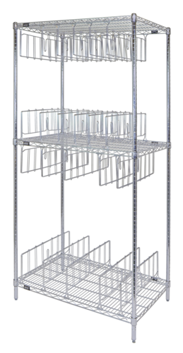 Quantum WR74-2436C-22D Shelving Unit, Wire