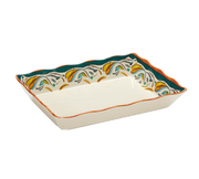 G.E.T. Bella Fresco ML-88-BF 13-3/4 x 9-1/2" Rectangle Melamine Platter