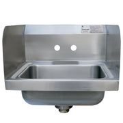 Advance Tabco 7-PS-EC-SPNF-X 14" x 10" Stainless Steel Hand Sink