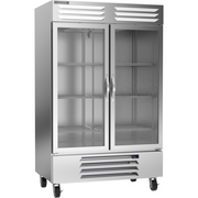 Beverage Air RB49HC-1G 52" 2 Glass Door Reach In Refrigerator | 46.15 Cu. Ft.