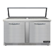 Continental Refrigerator SW60N24M-HGL-FB Refrigerated Counter, Mega Top Sandwich / Salad Unit