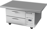Beverage Air WTRCS36HC-48 48" 2 Drawer Worktop Chef Base Refrigerator | 5.64 Cu. Ft.