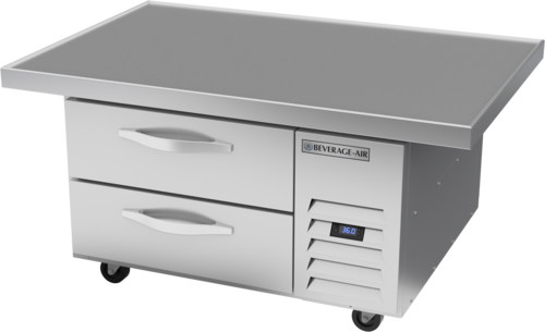 Beverage Air WTRCS36HC-48 48" 2 Drawer Worktop Chef Base Refrigerator | 5.64 Cu. Ft.