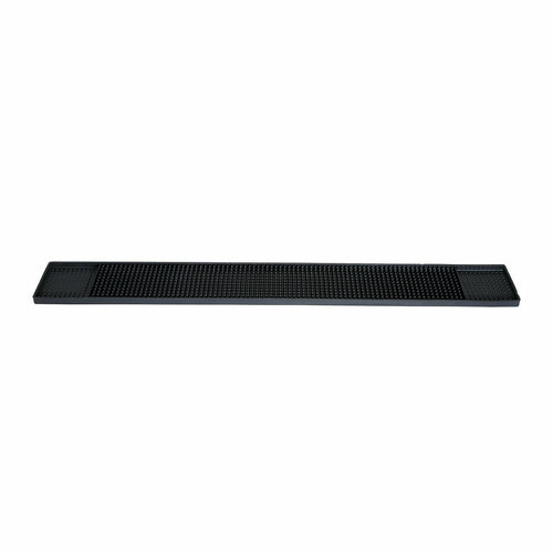 Winco BM-327K 27" x 3-1/4" Bar Mat | Black