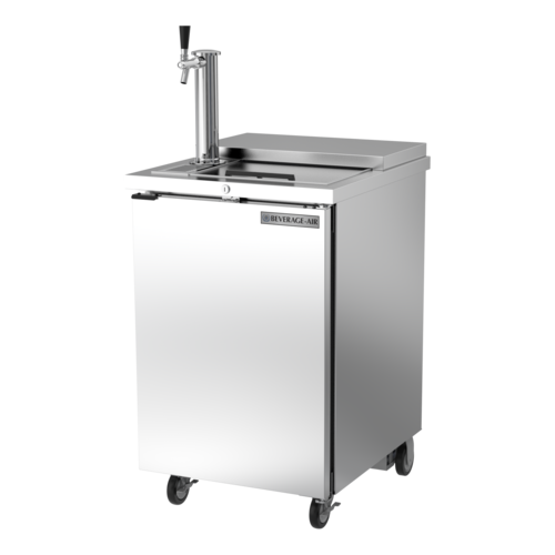 Beverage Air BM23HC-C-S 24" Stainless Single Tap Club Type Draft Beer Cooler | (1) 1/2 Keg