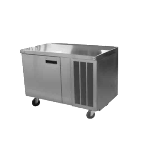 Delfield 18660BUCMP 60" 2-Solid Door Worktop Refrigerator | 15.12 Cu. Ft.