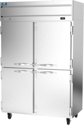Beverage Air CT2HC-1HS 4 Solid Half Door Convertible Refrigerator Freezer | 45.2 Cu. Ft.