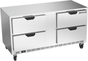 Beverage Air UCFD60AHC-4 60" 4 Drawer Undercounter Freezer | 17.1 Cu. Ft.