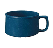 G.E.T. BF-080-TB Texas Blue 11 oz. Blue Melamine Soup Mug | Case of 24