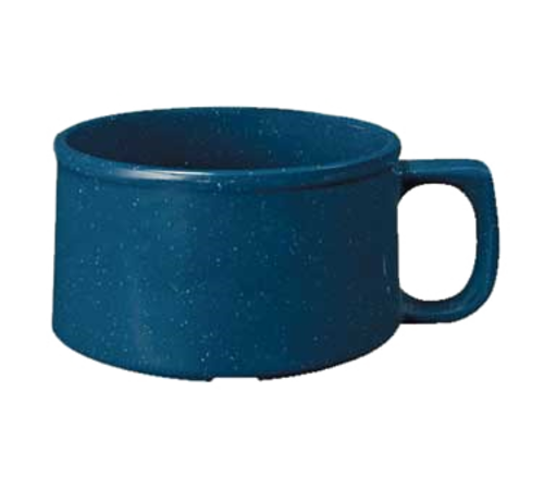 G.E.T. BF-080-TB Texas Blue 11 oz. Blue Melamine Soup Mug | Case of 24