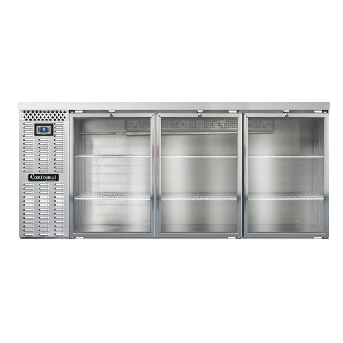 Continental Refrigerator BB79SNGD Back Bar Cabinet, Refrigerated