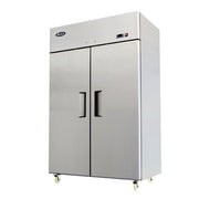 Atosa MBF8005GR 52" 2-Solid Door Top Mount Reach-In Refrigerator | 43.2 Cu. Ft.