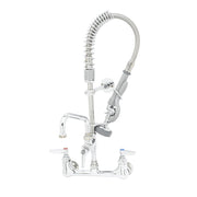 T&S Brass MPZ-8WLN-06 8" Center Wall Mount Mini Pre-Rinse Faucet w/ 6" Nozzle