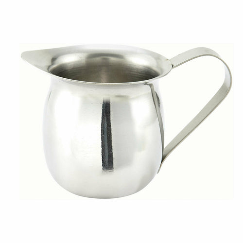 Winco BCS-3 3 oz. Stainless Steel Bell Creamer