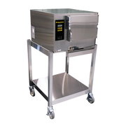 AccuTemp E32083E150 SGL Evolution 3 Pan Electric Floor Model Convection Steamer | 208V