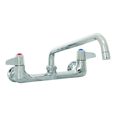 T&S Brass 5F-8WLX12 8" Center Wall Mount Faucet w/12" Spout