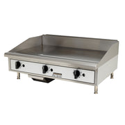 Toastmaster TMGT36 36" Thermostatic Gas Griddle w/ 3/4" Plate | 60,000 BTU