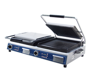 Globe GPGDUE14D 14" Grooved Dual Cast Iron Sandwich Grill