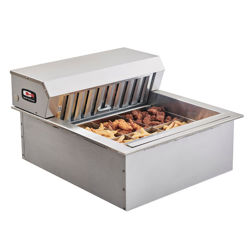 Carter-Hoffmann CNH12LP Crisp N Hold 2-Section Drop-In Fry Dump Station