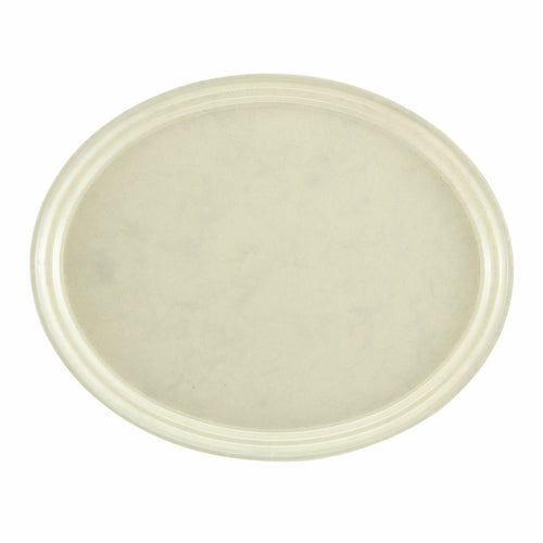 Cambro 2500 Camtray Fiberglass Oval Serving Tray | 19-1/4" x 24"