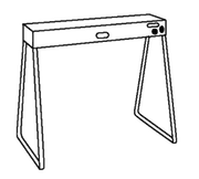 Nemco 66099 16" Wire Leg Set