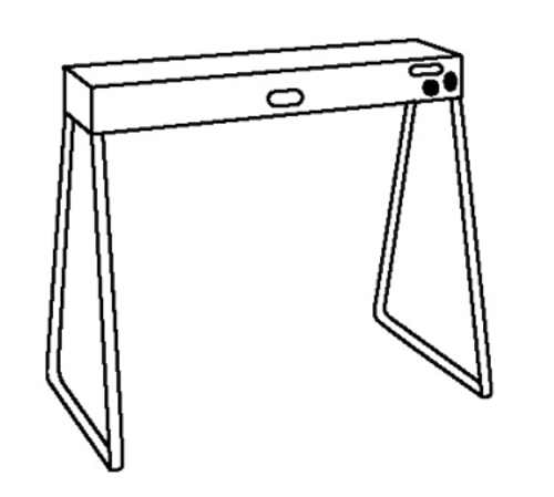Nemco 66099 16" Wire Leg Set