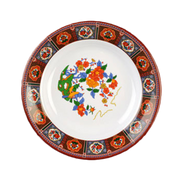 Thunder Group 1110TP 10 3/8" Soup Plate, Peacock 12 oz. | Case of 12