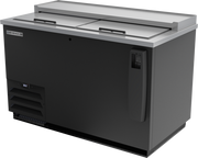 Beverage Air DW49HC-B 50" Deep Well Black Bottle Cooler | 13.7 Cu. Ft.