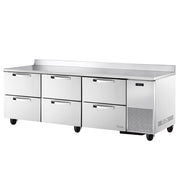 True Mfg. TWT-93D-6-HC~SPEC3 Worktop Refrigerator