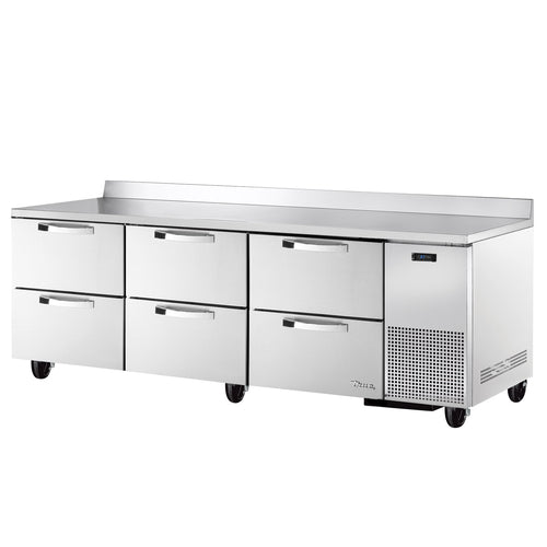 True Mfg. TWT-93D-6-HC~SPEC3 Worktop Refrigerator