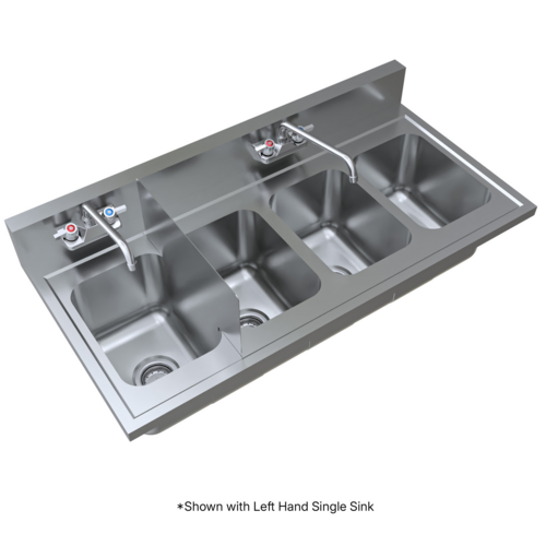 BK Resources DDI4-R5-1014HS-PG Sink, Drop-In