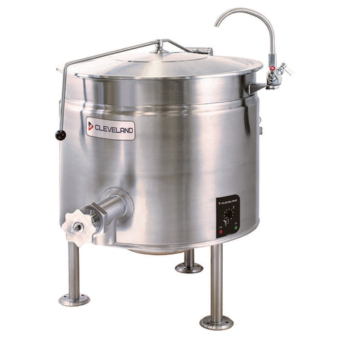 Cleveland KEL60SH Short Series Full Jacket Electric Stationary Kettle | 60 Gallon Capacity