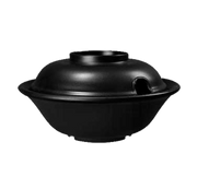 G.E.T. B-720-BK Fuji 7" 16 oz. Red and Black Melamine Bowl | Case of 24