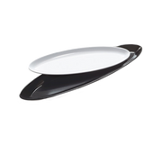 G.E.T. Siciliano ML-252-SI 20 oz Oval Melamine Platter