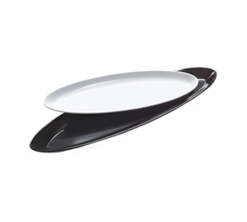 G.E.T. Siciliano ML-252-SI 20 oz Oval Melamine Platter