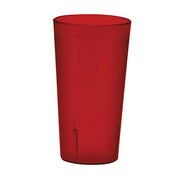 Winco PTP-20R 20 oz. Red Pebbled Tumbler | Case of 12