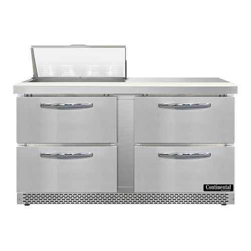 Continental Refrigerator SW60N8-FB-D Refrigerated Counter, Sandwich / Salad Unit