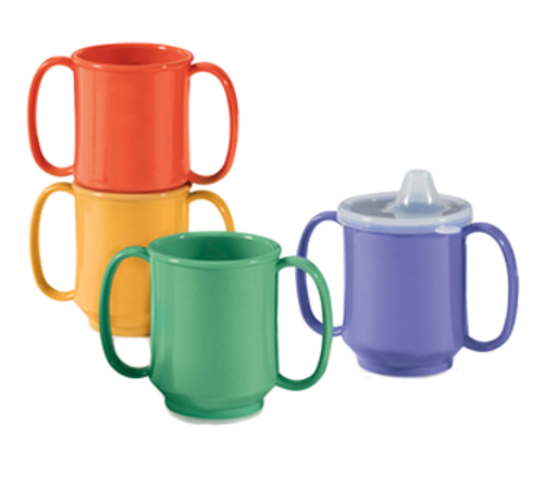 G.E.T. SN-103 8 oz 2-Handle Plastic Mug | Case of 24