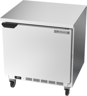 Beverage Air WTF32AHC-FLT 32" Shallow Depth Worktop Freezer w/ Flat Top | 7.2 Cu. Ft.