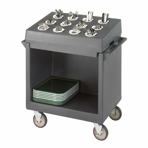 Cambro TDCR12 Dish Cart w/ 12 Compartment Flatware Rack