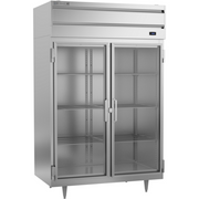 Beverage Air PF2HC-1BG 52" 2 Glass Door Top Mount Reach-In Freezer | 44.57 Cu. Ft.