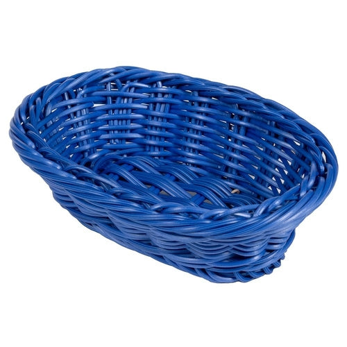 G.E.T. WB-1503 9 x 6-3/4" Oval Polyweave Basket