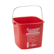 Winco PPL-6R Sanitizing Bucket | 6 Qt.