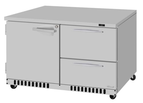Turbo Air PUR-48-D2R(L)-FB-N Undercounter Refrigerator