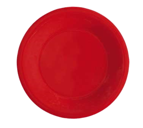 G.E.T. WP-7-RSP Red Sensation 7-1/2" Red Melamine Plate | Case of 48