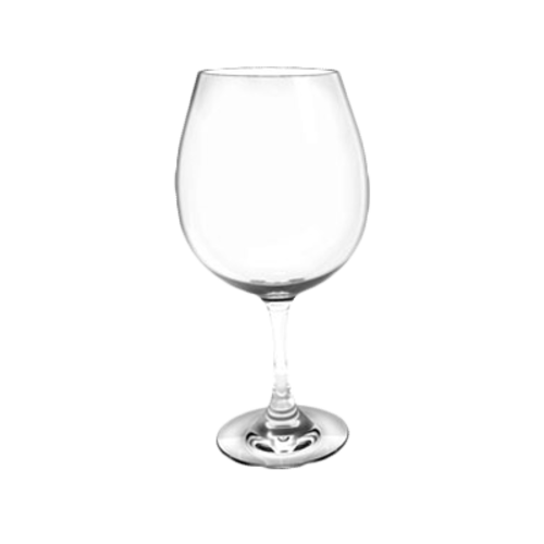 Thunder Group PLTHWG025RC 25 oz. Polycarbonate Red Wine Glass