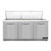 Continental Refrigerator D72N27M-FB Refrigerated Counter, Mega Top Sandwich / Salad Unit
