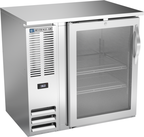 Beverage Air BBN36HC-FG-B Back Bar Cooler